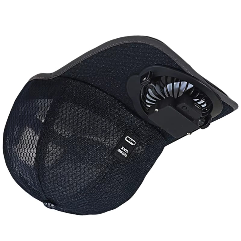 Breathable Baseball Hat for Unisex Sunshade with Fan Adjustable Beach Hat with Fan Unisex Adult Sports Hat Outdoor