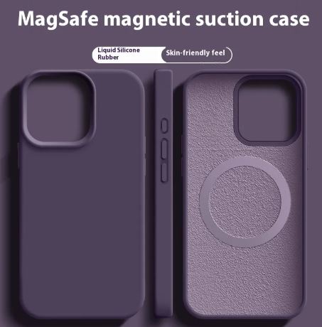 Magnetic Liquid Silicone Magsafe Case For iPhone
