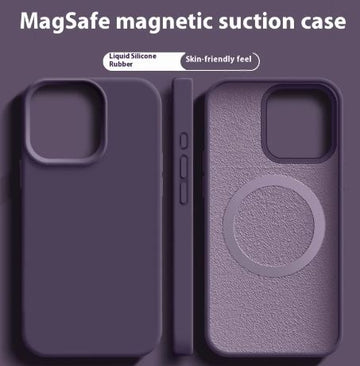 Magnetic Liquid Silicone  Magsafe Case For iPhone