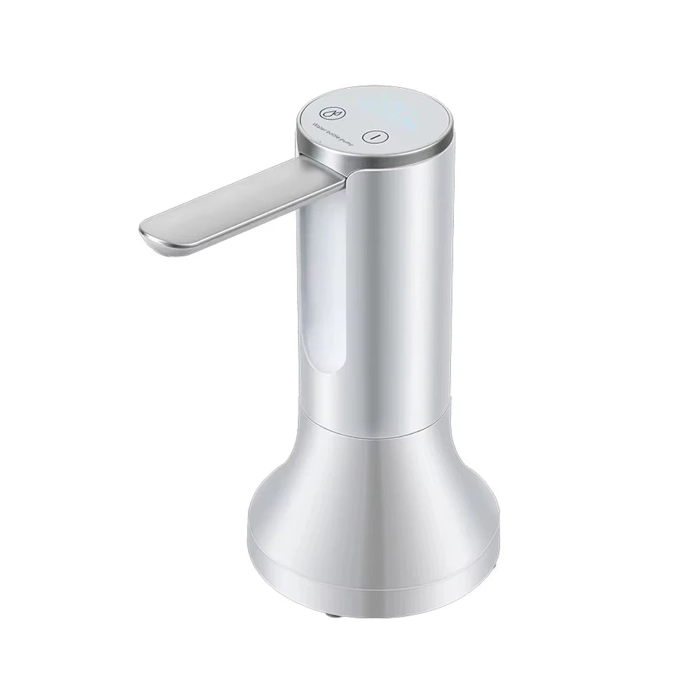 Water Dispenser for 2-5 Gallon Bottle, LED Display Touch Button 3 Quantitative Drinking Water Pump,Type C Charging Water Pump