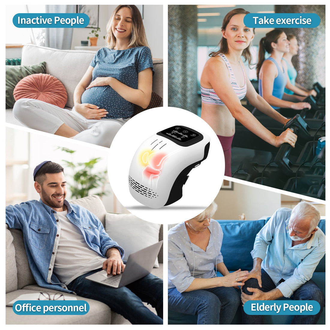 Smart Heated Knee Massager